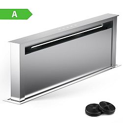 Klarstein Royal Flush Eco 90, digestoř, 90 cm, 604 m³/h, EEK A, včetně filtrů s aktivním uhlím