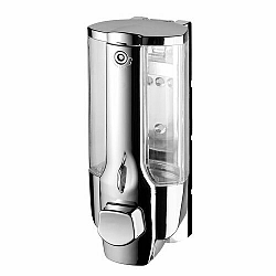 AQUALINE 72075 Dávkovač tekutého mýdla nástěnný 350 ml, chrom