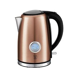 Berlinger Haus Rychlovarná konvice s termostatem Rosegold Metallic Line, 1,7 l