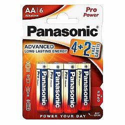 Panasonic LR6PPG/6BP 4+2F Pro Power Gold